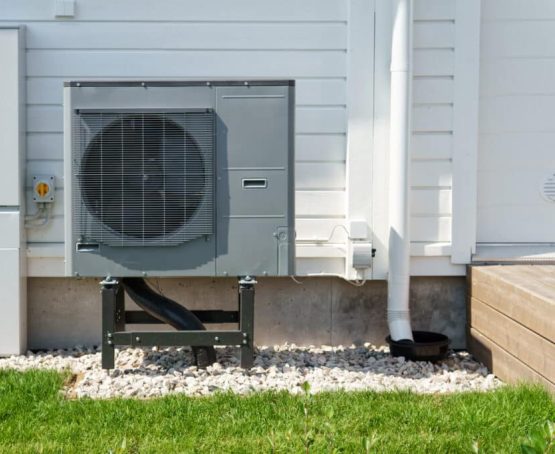 Experienced HVAC technicians installing heat pumps in Bowmanville, ON by Foundry Heat Pumps