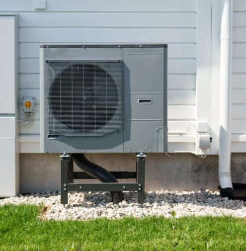 Experienced HVAC technicians installing heat pumps in Bowmanville, ON by Foundry Heat Pumps