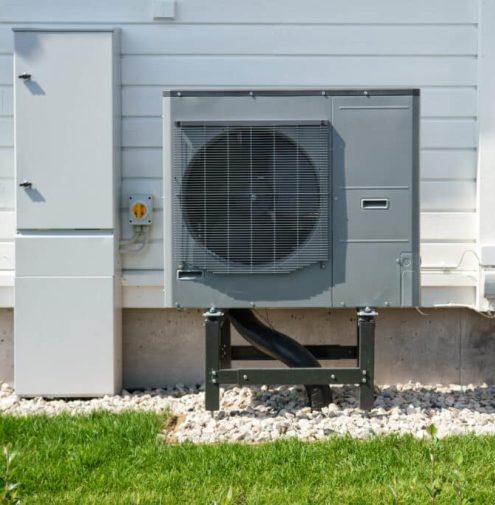 Experienced HVAC technicians installing heat pumps in Bowmanville, ON by Foundry Heat Pumps