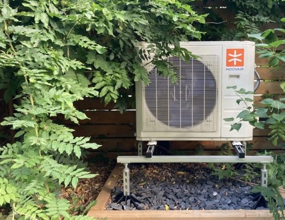 Modern heat pump system showcased in a residential setting in Kawartha Lakes, ON