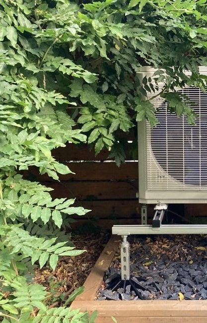 Modern heat pump system showcased in a residential setting in Kawartha Lakes, ON