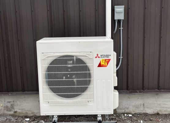 Modern heat pump system installed by Foundry Heat Pumps in East York, ON