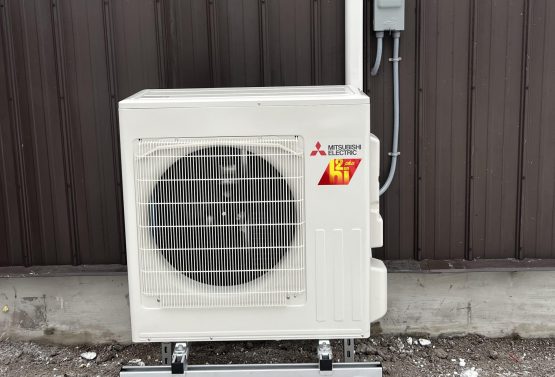 Modern heat pump system installed by Foundry Heat Pumps in East York, ON