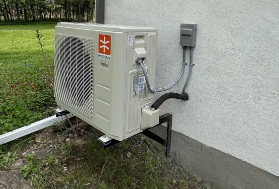 An energy-efficient heat pump showcased in a residential property in East York, ON