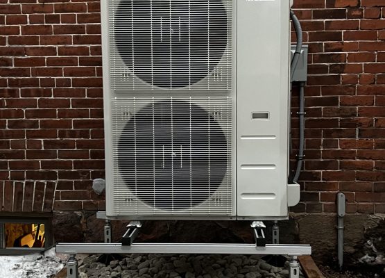 Modern ductless heat pump system installed by Foundry Heat Pumps