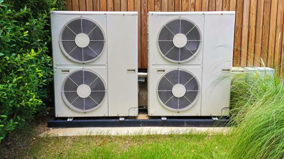 Modern ductless heat pump system installed by Foundry Heat Pumps